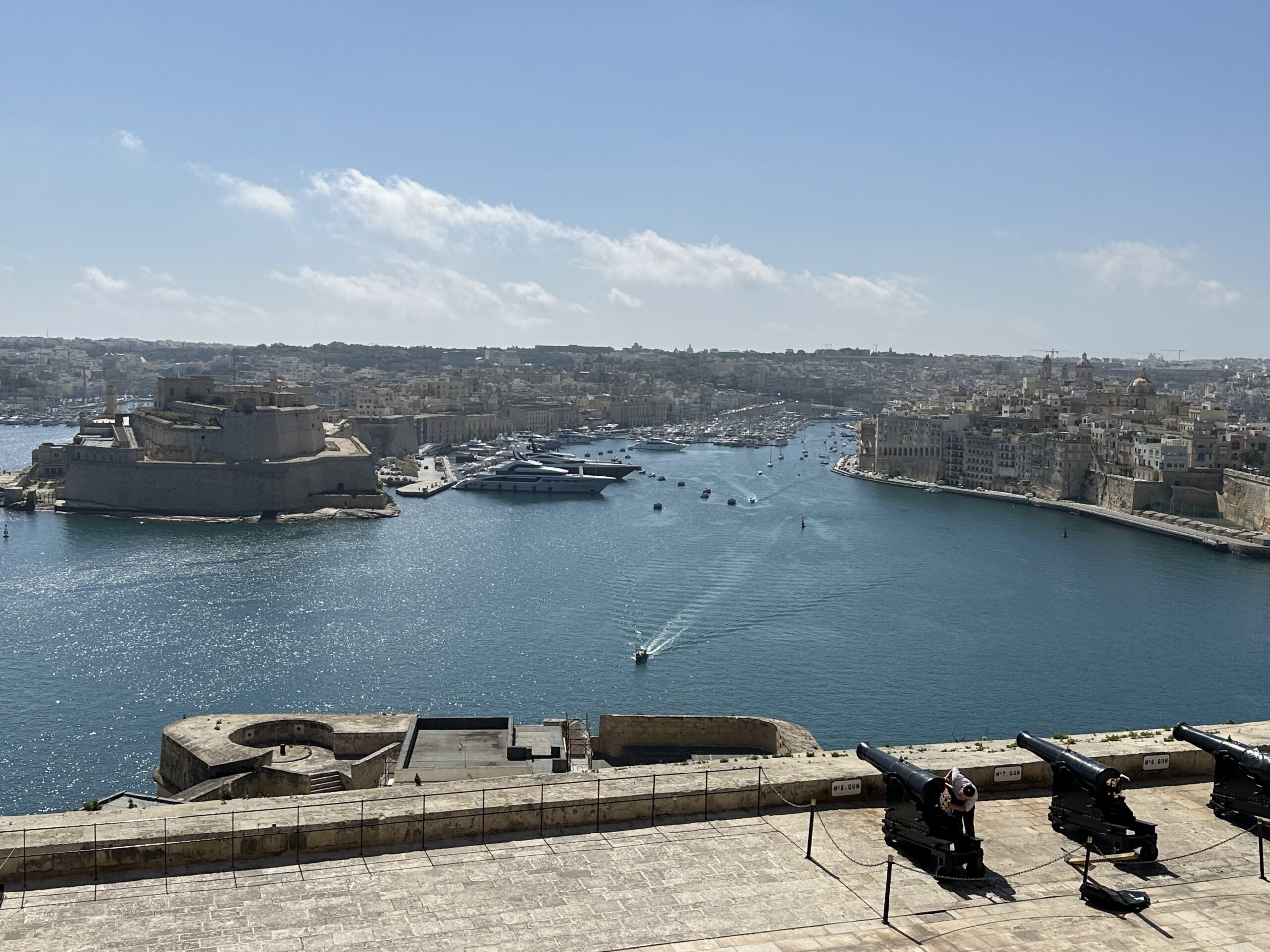 View of the Malta harbor