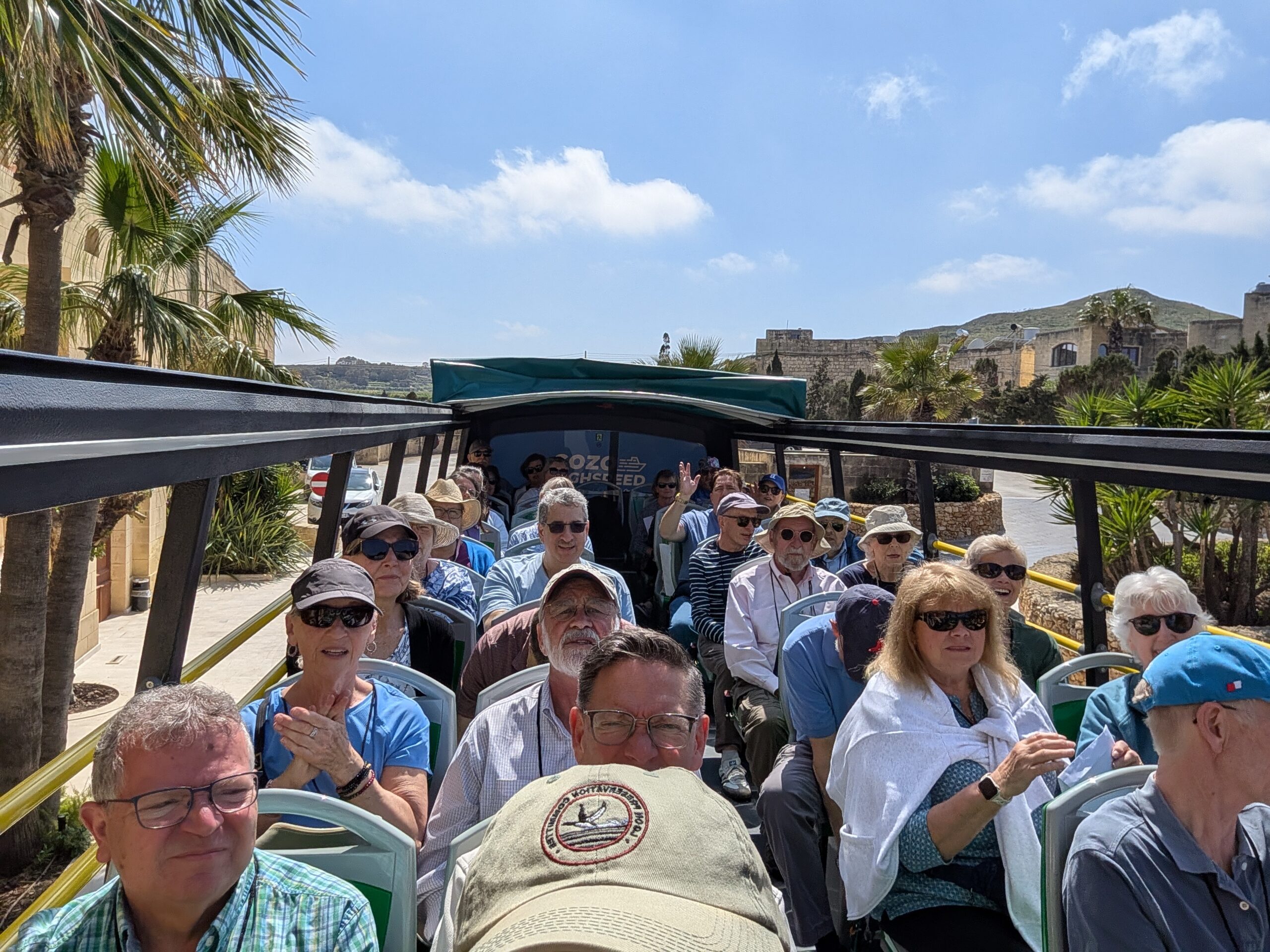 NHFC tour group on Gozo, Malta