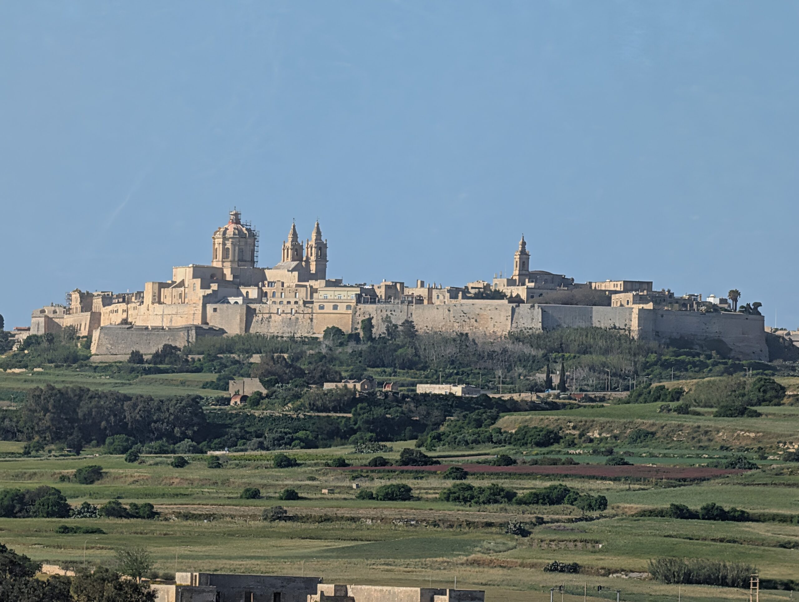 The hilltop city of Mdina, Malta