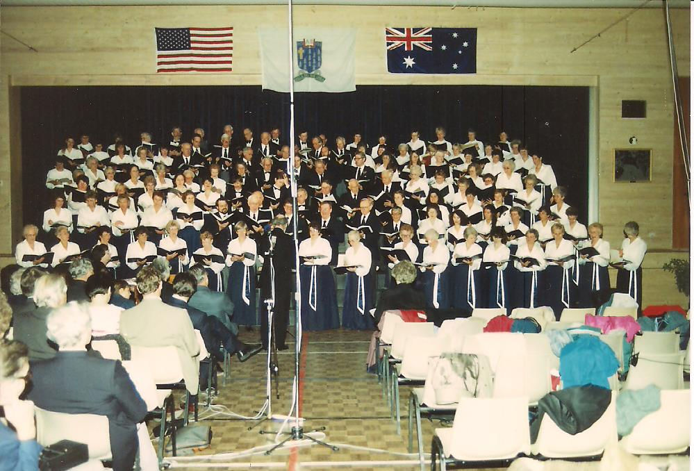 Chorus on tour in Australia and New Zealand
